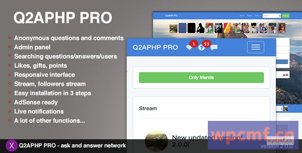 Q2APHP PRO v2.0.2 问答社交网络 可代汉化