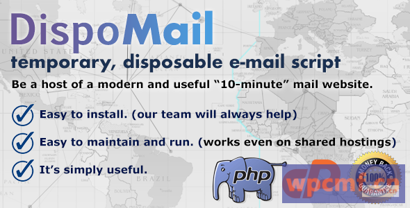 分化邮件   临时，一次性“10分钟”邮件    PHP脚本 可代汉化