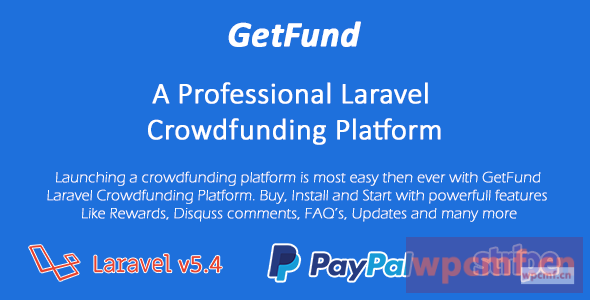 GetFund    一个专业的Laravel众筹平台 可代汉化