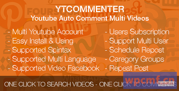 YTCommenter     YouTube自助评论多视频 可代汉化