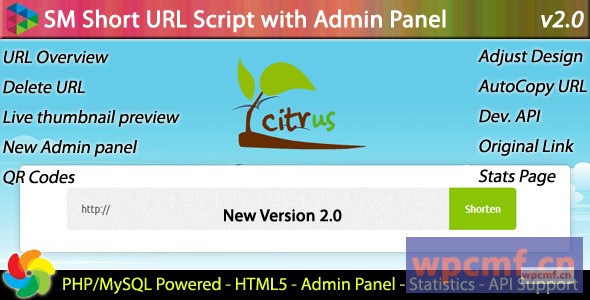 使用管理面板v2.5的SM短URL脚本 可代汉化