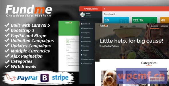 Fundme v1.8 众筹平台 可代汉化