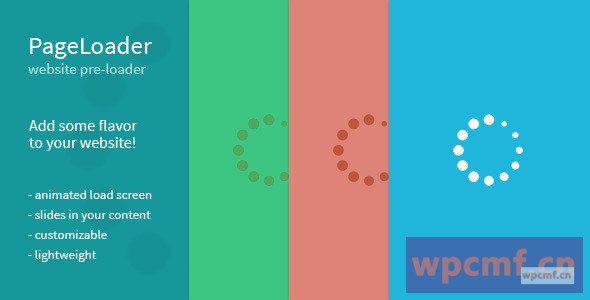 页面加载器: 带有内容滑入的预加载器 可代汉化