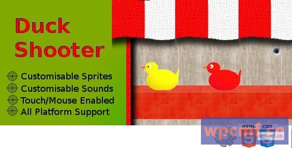 鸭射击者    HTML5游戏 可代汉化