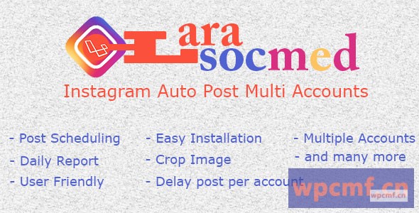 LaraSocMed Instagram自动发布多账户 可代汉化