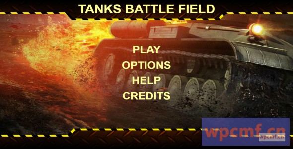 坦克战场 HTML 5游戏 可代汉化