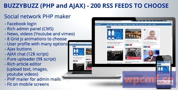 Buzzybuzz 新闻制造者社交网络 可代汉化