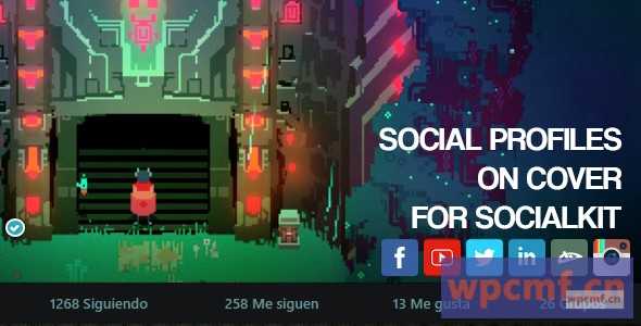 SocialKit封面上的社交简介 可代汉化