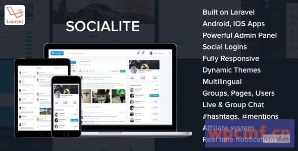Socialite     Laravel社交网络脚本 可代汉化
