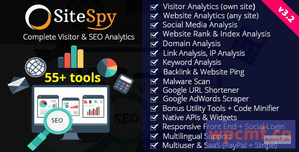 SiteSpy v3.2 完整的访客和搜索引擎优化分析 可代汉化