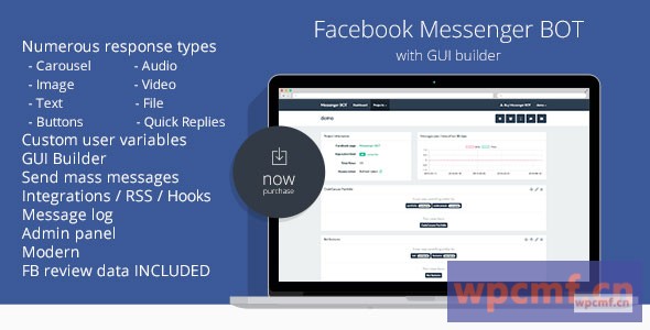 Facebook Messenger机器人GUI生成器 可代汉化