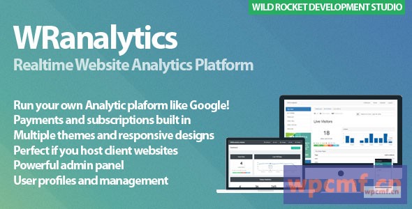 Wrapanalytics    实时，多用户网站分析平台 可代汉化