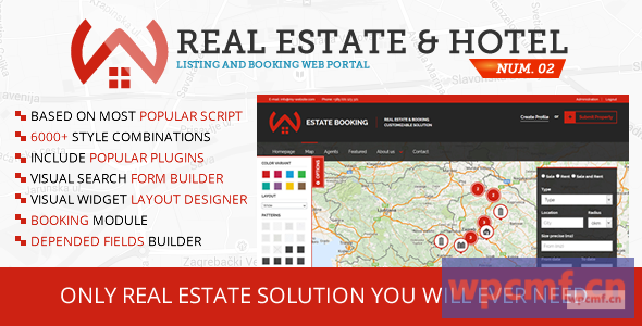 物业列表和酒店预订门户 #02 可代汉化