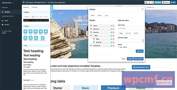 XSiteBuilder    拖放站点构建器V1.1 可代汉化
