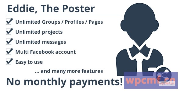 埃迪，海报 脸书多账户发布时间表 可代汉化