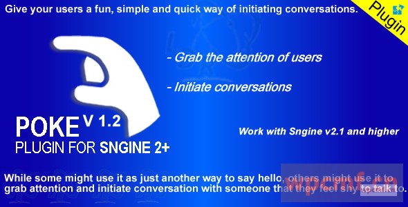 Sngine2 + 的Poke插件 可代汉化