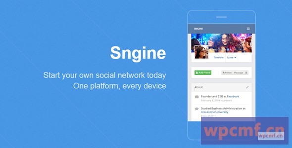 sngine v2.2    终极社交网络平台 可代汉化