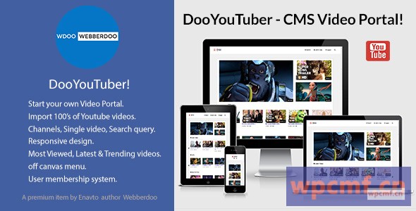 Dooyoutuber     CMS视频门户网站 可代汉化