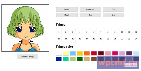 HTML5人脸生成器 可代汉化