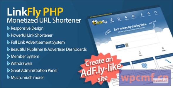 LinkFly 货币化URL缩写 可代汉化