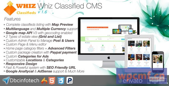 WhizClassified v1.6 分类广告CMS 可代汉化
