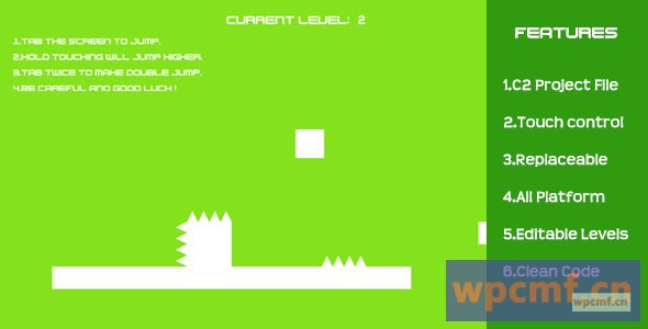 汽车Platformer HTML5和移动设备 可代汉化