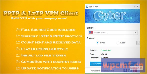 PPTP和L2TP VPN客户端 可代汉化
