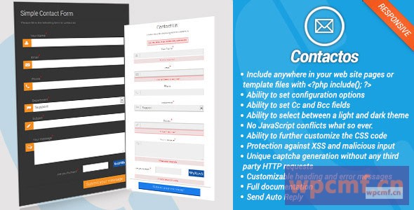 跨平台简单的PHP联系方式 可代汉化