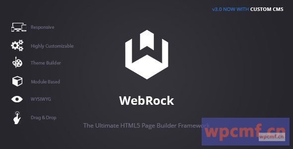 WebRock HTML5页面构建器框架 可代汉化