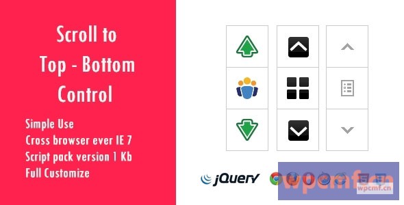 滚动到顶部 底部控件 可代汉化