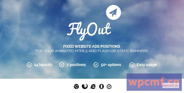 Flyout    固定和粘性网站横幅位置 可代汉化