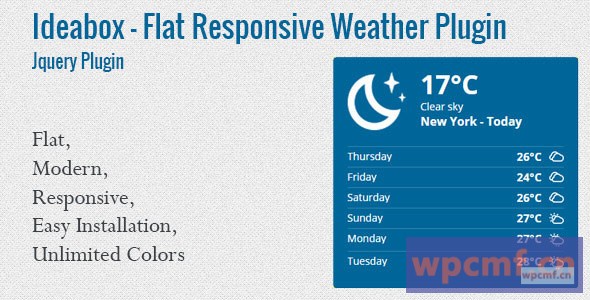 IDEABOX    平面敏感天气插件 可代汉化