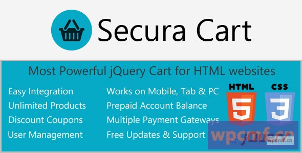 带有数字产品的HTML网站的Ajax购物车 可代汉化