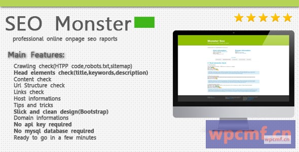 SeoMonster     OnPage SEO雄剧剧本 可代汉化