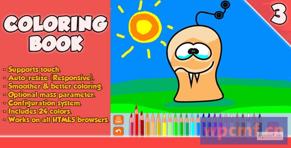 涂色书 HTML5游戏 可代汉化