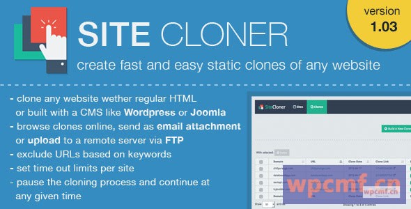 SiteCloner 克隆或复制任何网站 可代汉化
