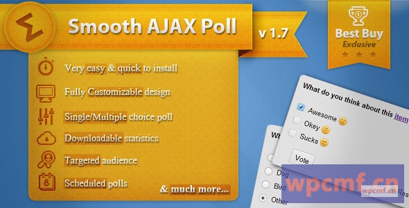 平滑Ajax民意调查 可代汉化