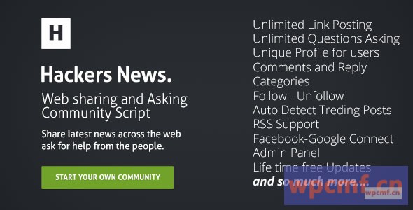 黑客新闻: 社区脚本 可代汉化