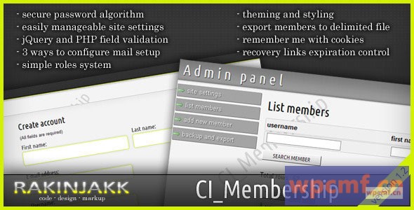 CodeIgniter成员资格脚本 可代汉化