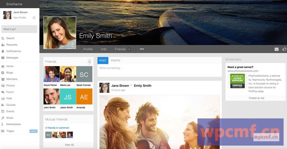 phpfox v4.0.8 可代汉化