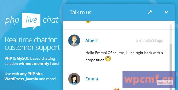 PHP实时支持聊天 可代汉化