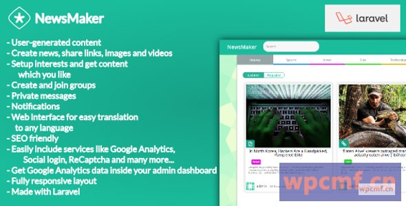 新闻制作人 内容管理系统和社交网络 可代汉化
