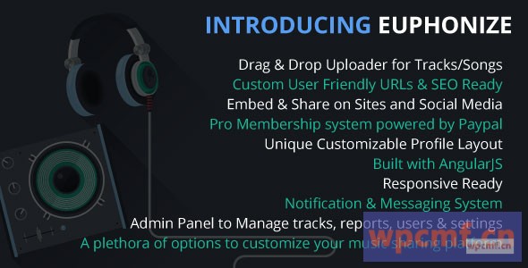Euphonize 音乐共享和社交平台 可代汉化