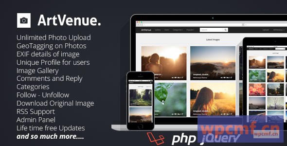 artvenue v5.0    图像共享社区脚本 可代汉化