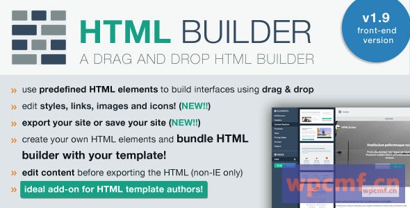 HTML Builder（前端版）v1.8.3 可代汉化