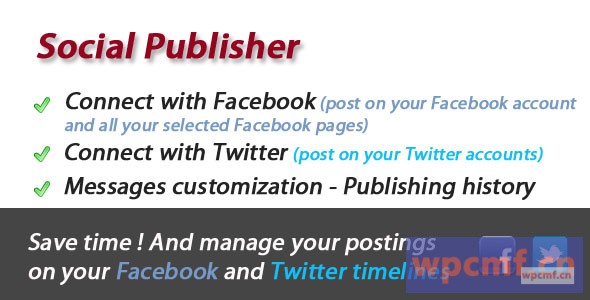 脸书和推特社交出版商 可代汉化