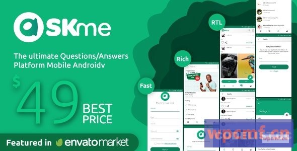 AskMe Android v1.0.1 移动问答社交网络应用 可代汉化