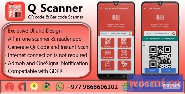 QScanner V1.3     QR＆Barcode Pro 可代汉化