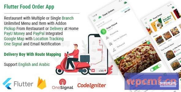单一餐厅食品订单Flutter全套产品安卓和IOS + 送货男孩本地安卓应用1.0版 可代汉化
