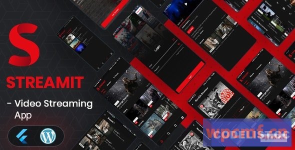 Streamit v4.0    使用WordPress后端的视频流的Flutter完整应用程序 可代汉化